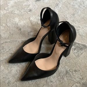 Aldo Black Pointy Heels